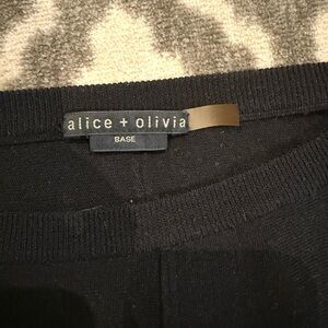 Alice + Olivia Elegant Black Knitwear